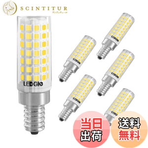 �y���������zLEDGLE LED�d�� E12���� 8W �����F(6000K) 700lm �n���Q���d��80W�`���� 88��LED �񒲌� �r�[���p360�x 6�_�Z�b�g