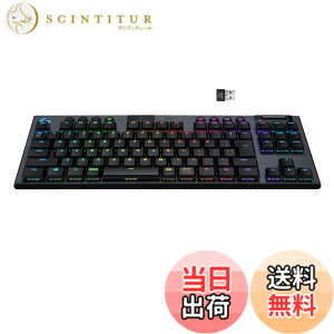 �y���������zLogicool G(���W�N�[�� G) �Q�[�~���O�L�[�{�[�h �e���L�[���X ���C�����X G913 TKL ���^ GL�X�C�b�` �^�N�^�C�� ���{��z�� LIGHTSPEED ���� Bluetooth �ڑ��Ή� LIGHTSYNC RGB G913-TKL-TCBK ������