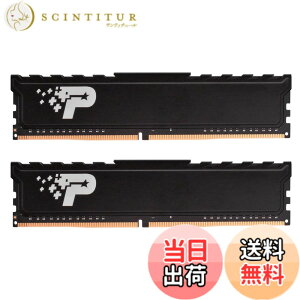 �y���������zPatriot Memory Signature Premium Line Series DDR4 3200MHz PC4-25600 32GB�L�b�g (2 x 16GB) �f�X�N�g�b�v�p������ �q�[�g�V���N�t PSP432G3200KH1