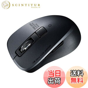 �y���������z�T�����T�v���C Bluetooth 5.0�}�E�X �É� �u���[LED 5�{�^�� 2400dpi(3�i�K�ؑ�) ���^ �u���b�N MA-BTBL155BK