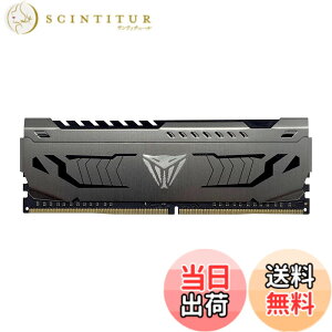 �y���������zPatriot Viper Steel DDR4 3200MHz PC4-25600 16GB �A���~�j�E�����q�[�g�V���N �f�X�N�g�b�v�p������ PVS416G320C6