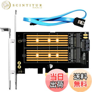 �y���������zGLOTRENDS PA12 2 in 1 M.2 SSD - PCIe 4.0 X4�ϊ��A�_�v�^�[�J�[�h�A1xM.2 NVMe SSD��1xM.2 SATA SSD�ɓK��