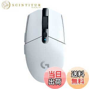 �y���������zLogicool G �Q�[�~���O�}�E�X G304 LIGHTSPEED ���C�����X �Q�[�~���O �}�E�X G304rWH �y�� 99g HERO 12K�Z���T�[ 6�v���O�����{�^�� 250���ԘA���g�p�\ �z���C�g PC windows mac �������K�i �y