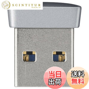 �y���������zBUFFALO USB3.0�Ή� �}�C�N��USB�������[ 64GB �V���o�[ RUF3-PS64G-SV