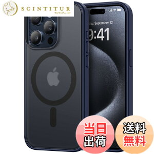 �y���������zTENDLIN iPhone 15 Pro Max �p�P�[�X MagSafe�Ή� ������ �}�b�g�� �C�菝�h�~ �w��h�~ ���^ �Ή� �A�C�t�H��15 Pro Max �J�o�[�i�u���[�j