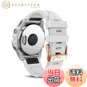 �y���������z[HeeNia] QuickFit 20mm Garmin Fenix 7S Pro Solar/Garmin Approach S70 42mm / Garmin Fenix 7S / Fenix 6S / Fenix 6S Pro/Garmin Descent Mk2S �Ή� �V���R�� �X�g���b�v ���f�B�[�X ���[�v �X�|�[�c�o���h ���v�x���g 