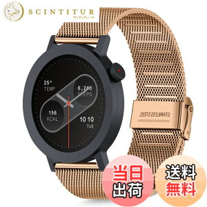 �y���������z[HeeNia] �o���h CMF by Nothing Watch Pro 3/CMF by Nothing Watch Pro 2 �Ή� �����x���g �X�e�����X�� �ւ��x���g �������߉\ �j�����p �����o���h (���[�Y�S�[���h)