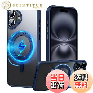 �y���������zPRODELI �P�[�X For iPhone 16 ��p �J�o�[ 360°��]�X�^���h MagSafe�Ή� �ČRMIL�K�i �ϏՌ� �w��h�~ ���C�����X�[�d�Ή� �����h�~ �����Y�ی� �C�菝�h�~ �}�b�g�� �����O �}�O�l�b�g