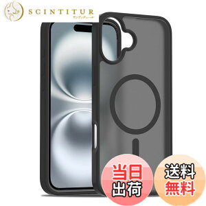 �y���������zPRODELI �P�[�X For iPhone 16 Plus ��p �J�o�[ MagSafe�Ή� �ČRMIL�K�i �ی�J�o�[ �ϏՌ� �w��h�~ ���C�����X�[�d�Ή� �����h�~ �����Y�ی� ���΂݂Ȃ� �X�}�z�P�[�X �Ή� �A�C�t�H�� 