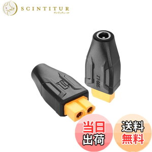 �y���������zSinLoon XT60-DC5521�A�_�v�^�[ �R���o�[�^�[�w�b�h XT60-DC 5.5mm X 2.1mm���C�����XTS100�͂񂾂��āAFPV���j�^�[�d���A�h���[���p 2�� (DC���X-XT60���X)