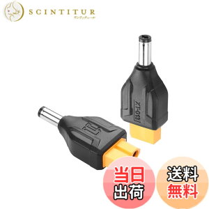 �y���������zSinLoon XT60-DC5521�A�_�v�^�[ �R���o�[�^�[�w�b�h XT60-DC 5.5mm X 2.1mm���C�����XTS100�͂񂾂��āAFPV���j�^�[�d���A�h���[���p 2�� (DC�I�X-XT60���X)