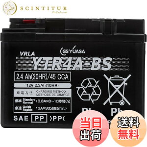 �y���������zGS YUASA [ �W�[�G�X���A�T ] �V�[���h�^ �o�C�N�p�o�b�e���[ YTR4A-BS