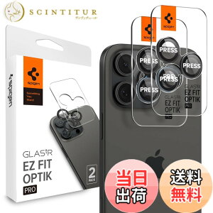�y���������zSpigen iPhone16Pro �J�����ی� iPhone16ProMax �J�����ی�t�B���� 9H�d�x�����K���X ZeroOne Edition iPhone16Pro/16ProMax/15Pro/15ProMax/14Pro/14ProMax�Ή� �����Y�v���e�N�^�[ 2����