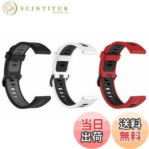 �y���������zSHEAWA for Garmin(�K�[�~��) Vivoactive 6/5/Forerunner 165/Approach S50/S44 �o���h �x���g 3�_�Z�b�g �����o���h �V���R�� �݊��i �����x���g 20mm �X�g���b�v �A�N�Z�T���[ ForeAthlete 55/Approach S42/Fo