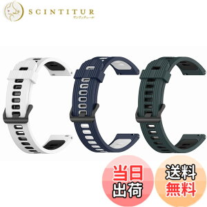 �y���������zSHEAWA for Garmin(�K�[�~��) Vivoactive 6/5/Forerunner 165/Approach S50/S44 �o���h �x���g 3�_�Z�b�g �����o���h �V���R�� �݊��i �����x���g 20mm �X�g���b�v �A�N�Z�T���[ ForeAthlete 55/Approach S42/Fo