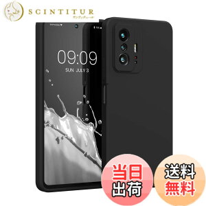 �y���������zkwmobile �X�}�z�P�[�X Xiaomi 11T / 11T Pro�Ή� �P�[�X - �ɔ� TPU �V���R�� �}�C�N���t�@�C�o�[ ���F