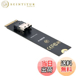 �y���������zCablecc NGFF M-Key NVME to U.2 U2�L�b�g SFF-8639 - SFF-8654 �X�������C�� SAS PCIe SSD �A�_�v�^�[ ���C���{�[�h�p