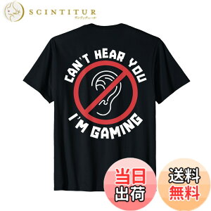 �y���������zCan't Hear You I'm Gaming Back Print Funny Gamer Safe Sign T�V���c