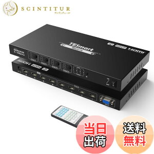 �y���������zTESmart HDMI �}�g���b�N�X 4����4�o�� PAP�@�\ �؂�ւ��� HDMI ���z�� 4K@30Hz 4PC4�f�B�X�v���C�p �ؑ֊� �X�v���b�^�[ �}���`�r���[���[�h EDID�@�\ �V�[���v���Z�b�g�@�\ �������@�\ R