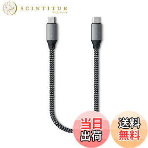 �y���������zSatechi USB C to USB C �P�[�u�� 100W �| iPhone 16 Pro Max/16 Pro/16/16 Plus iPad Mini 6/Pro 2021 iPad Air 4 MacBook Pro 2020 Samsung Galaxy S23 Switch�ȂǂɑΉ� (10�C���`/25cm)