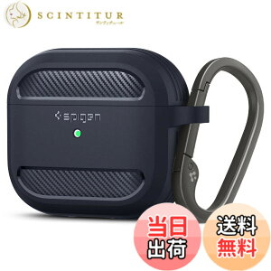 �y���������zSpigen Airpods ��3���� �P�[�X AirPods 3 �P�[�X �ϏՌ� PC TPU ��d�\�� ���C�����X�[�d �Ή� �J���r�i �����O�t�� �y�� �L�Y�h�~ �Ռ� �z�� �V���v�� ���M�b�h�E�A�[�}�[ ASD01980 (�`���R