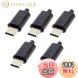 �y���������zCablecc 5��/���b�g DIY 24�s�� USB Type C USB-C �I�X OTG �z�X�g�^�C�v 5.1k ��R�� �u���b�N�n�E�W���O�J�o�[�t��