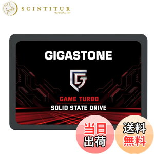 �y���������zGIGASTONE SATA SSD 2.5�C���` 128GB 3D NAND�̗p ����SSD Game Turbo �yPS4����m�F�ρz ������520MB/s �G���[���� �f�[�^�ی�@�\ �����d�� �L���b�V�������ɍ���SLC�t���b�V�����������̗p Pl