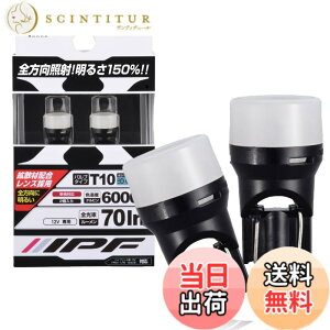 �y���������zIPF �|�W�V���������v LED �ԗp T10 70lm 6000K �z���C�g 12V�p 2�{�� �Ԍ��Ή� �g�U�ޔz�������Y�̗p ���{�� 104W