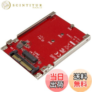�y���������zStarTech.com M.2 - U.2�ϊ��A�_�v�^/M.2 PCIe NVMe SSD�Ή�/PCI Express M.2�h���C�u - 2.5�C���`U.2(SFF-8639)�z�X�g�A�_�v�^/M.2 SSD�ϊ�(���b�h) U2M2E125