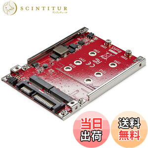 �y���������zStarTech.com 2�X���b�gM.2 - SATA�A�_�v�^ 2.5�C���`�h���C�u�x�C�Ή� RAID 2x M.2 NGFF SSD�A�_�v�^ SATA 3.0(6Gbps) S322M225R