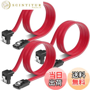 �y���������zSZSL SATA �P�[�u�� �iL�^�j��50cm 6 Gbps�Ή� ���b�`�t�� SSD��HDD���� Sata3 �V���A�� ATA3 �P�[�u�� ���b�h (L�^3�{)