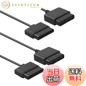 �y���������zTENINYU PS2�R���g���[���[�����P�[�u���R�[�h 6�t�B�[�g/1.8m PS2�Q�[���R���\�[���p�R���g���[���[���� 2�p�b�N