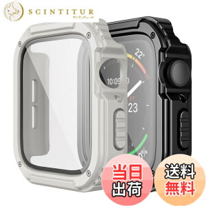 �y���������z2������ Adepoy �R���p�`�u�� Apple Watch Series 8/7 41mm �p �P�[�X ��� �A�b�v���E�H�b�`�P�[�X �S�ʕی�J�o�[ �ϏՌ� �X�|�[�c�P�[�X ���� �Ռ� �z�� ���h�~ Apple watch �P�[�X 41mm�i�u