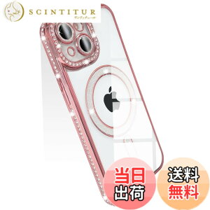 �y���������zJOOBOY �X�}�z�P�[�X �Ή� iPhone 15 Plus �N���A �P�[�X ���� ���b�L���H Magsafe�Ή� ���炫�� �u�����u���� �Ռ��z�� ���킢�� �L���L�� ���� �l�C �L�����N�^�[ ���C�����X�[�d�Ή� 