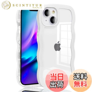 �y���������zJOOBOY iPhone 15 Plus �p �P�[�X �N���A ���� TPU �؍� ���� �E�F�[�u �\�t�g ����~�� ���^ �y�� �ϏՌ� ������� �X�}�z�P�[�X �X�g���b�v�z�[���t�� �A�C�t�H��15�v���X �p �J�o�[ 