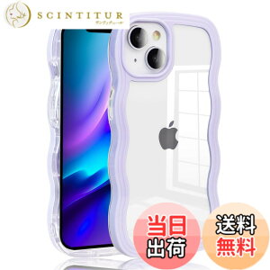 �y���������zJOOBOY iPhone 15 Plus �p �P�[�X �N���A ���� TPU �؍� ���� �E�F�[�u �\�t�g ����~�� ���^ �y�� �ϏՌ� ������� �X�}�z�P�[�X �X�g���b�v�z�[���t�� �A�C�t�H��15�v���X �p �J�o�[ 