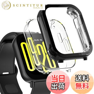�y���������zHianjoo 2���� Xiaomi Redmi Watch 5 Active �Ή� �P�[�X �t�B���� [�ی�J�o�[ + �t�B���� ��̌^] Xiaomi Redmi Watch 5 Active �Ή� �J�o�[ TPU�f�� �\�t�g�P�[�X �S�ʕی� �ی�t�B���� �Ռ��z��