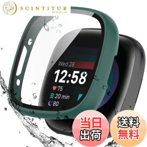 �y���������zBOOLINN For Fitbit sense2 �J�o�[/Fitbit versa4 �J�o�[ 3D���p�G�b�W �����^ PC+�K���X�f�� ��̌^ �t�@�[�E�F fitbit sense2 �P�[�X/fitbit versa4 �P�[�X �Ή� �����ߗ� �L�Y�h�~ �w��h�~ �ȒP��