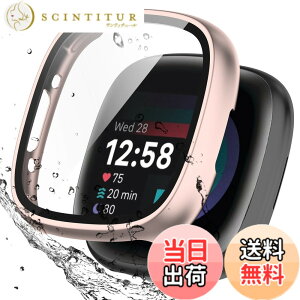 �y���������zBOOLINN For Fitbit sense2 �J�o�[/Fitbit versa4 �J�o�[ 3D���p�G�b�W �����^ PC+�K���X�f�� ��̌^ �t�@�[�E�F fitbit sense2 �P�[�X/fitbit versa4 �P�[�X �Ή� �����ߗ� �L�Y�h�~ �w��h�~ �ȒP��