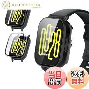 �y���������zFor Redmi Watch 5 Active �p �P�[�X �J�o�[�yKONXISA�z�X�}�[�g�E�H�b�` �P�[�X+�t�B���� ��̌^�iPC�P�[�X+�����K���X�t�j���E�ȒP �����ߗ� �C�菝�h�~ �Ռ��z�� �����[�d�\ �S�ʕ�