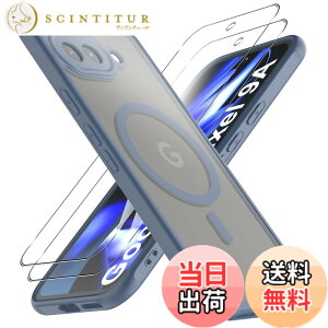 �y���������z�y1��+2���Z�b�g�zFor Google Pixel 9a �P�[�X(1��MagSafe�Ή�)+�K���X�t�B����(2��) Greerass �ی�P�[�X �K���X�t�B�����t�� MagSafe�Ή� ���^ ���y�� �ϏՌ� �C�菝�h�~ �w�䉘��h�~ ��G