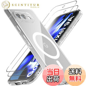 �y���������z�y1��+2���Z�b�g�zFor Google Pixel 9a �P�[�X(1��MagSafe�Ή�)+�K���X�t�B����(2��) Greerass �ی�P�[�X �N���A TPU+PC�f�� �ϏՌ� �Ռ��z�� �S�ʕی� �J�����ی� ���^ �y�� ����~�� ���΂�