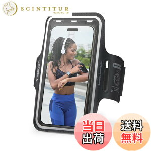 �y���������zSpigen �����j���O �A�[���o���h �X�}�z �ő�6.9�C���`�Ή� ���y�� �h�� iPhone 15 14 13 12 11 Pro Max, Samsung S24 S23 Ultra �Ή� �A�[���o���h AMP07187 (�u���b�N)