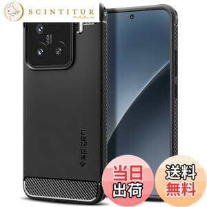 �y���������zSpigen Xiaomi 15 �P�[�X �ϏՌ� �w��h�~ �X�g���b�v�z�[�� TPU �ČRMIL�K�i�擾 ���C�����X�[�d �V���I�~�[ ���M�b�h�E�A�[�}�[ ACS08859 (�}�b�g�E�u���b�N)