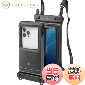 �y���������zSpigen�y���ɕ����E2���Z�b�g�z�X�}�z �h���P�[�X IPX8 �G�A�E�N�b�V���� ��F�� iPhone Pixel Xperia�ɑΉ� �t���[�e�B���O�h���P�[�X ACS09348 A611P (�}�b�g�u���b�N)