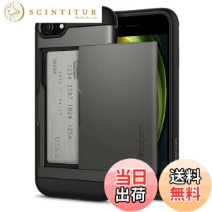 �y���������zSpigen iPhone SE3 SE2 �y��3/2����z �P�[�X �ϏՌ� �蒠�^ �J�[�h ���[ iPhone8/7�p �w��h�~ MIL�K�i�擾 ���h�~ �Ռ��z�� ���C�����X�[�d �X�����E�A�[�}�[ CS 042CS20453 (�K�����^��)