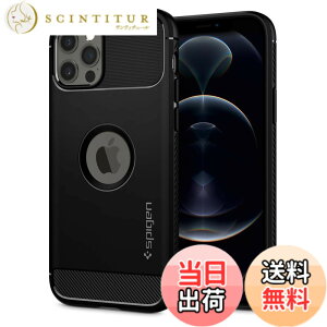 �y���������zSpigen iPhone12Pro �P�[�X iPhone12 �P�[�X �ČRMIL�K�i�擾 �ϏՌ� TPU �\�t�g�P�[�X �J�����ی� �Ռ��z�� ���h�~ Qi�[�d ���C�����X�[�d�Ή� ���M�b�h�E�A�[�}�[ ACS01700 (�}�b�g�E�u���b