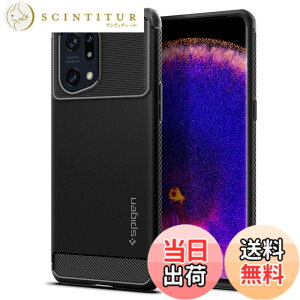 �y���������zSpigen OPPO Find X5 Pro �P�[�X TPU �\�t�g�P�[�X �ČRMIL�K�i�擾 �ϏՌ� �Ռ��z�� ���h�~ �J�����ی� Qi�[�d ���C�����X�[�d ���M�b�h�E�A�[�}�[ ACS04451 (�}�b�g�E�u���b�N)