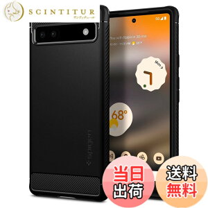 �y���������zSpigen Pixel6a �P�[�X TPU �\�t�g�P�[�X �ČRMIL�K�i�擾 �ϏՌ� �Ռ��z�� ���h�~ �J�����ی� ���M�b�h�E�A�[�}�[ ACS04476 (�}�b�g�E�u���b�N)
