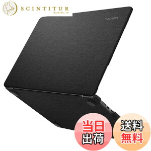 �y���������zSpigen Macbook Air 13�C���` �P�[�X M4, M3(2025/2024�N) / MacBook Air 13�C���` M2 (2023�N) �n�[�h�V�F���A�v���~�A���t�@�u���b�N�X���[�u �A�[�o���t�B�b�g ACS05272 (�u���b�N)